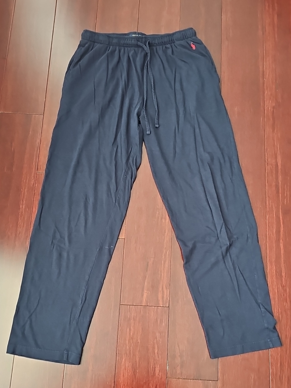 Polo by Ralph Lauren Navy Drawstring Lounge Pants with Red Pony